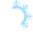 Animated snowflake and sun representing hot and cold sensitivity