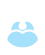 Animated mouth with soft tissue injury
