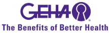 GEHA logo.